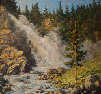 Near Waterfall. Lyssenko Andrey