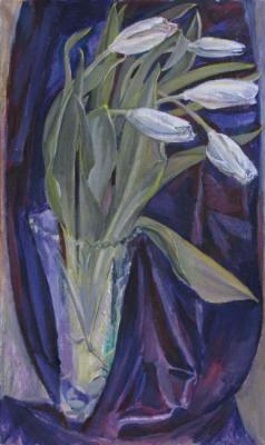 White tulips. Korolev Leonid