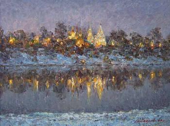 The lights of the evening city... Kolomna (etude). Gaiderov Michail