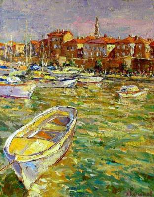 Картина «Вечерний причал»