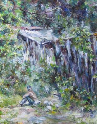 At the edge of the forest