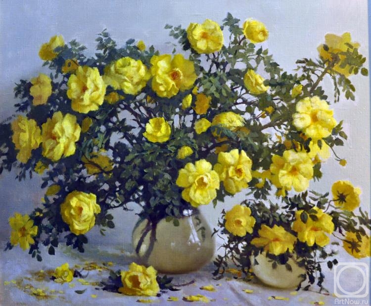 Saprunov Sergey. Yellow roses