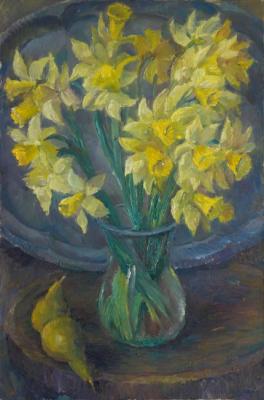 Still life with daffodils. Kalmykova Yulia