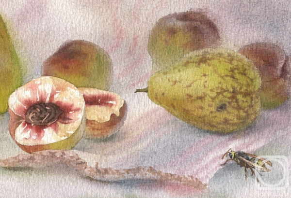 Pugachev Pavel. Peaches and pears (fragment)