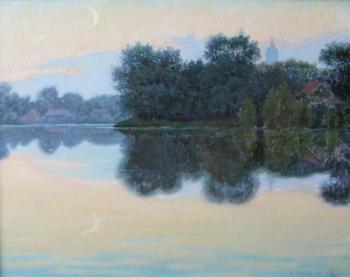 Evening on the lake. Komarov Alexandr