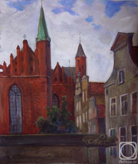 Shumakova Elena. Gdansk. St. Mary's Church (etude)