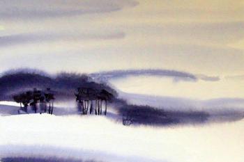 Winter landscape. Romanov Egor