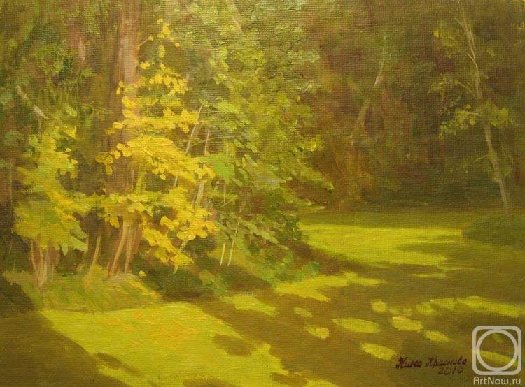 Золотое дерево» картина Красновой Нины маслом на холсте — купить на  ArtNow.ru