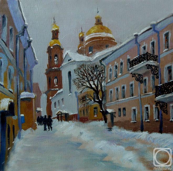 Ivanova Olga. The snowy town