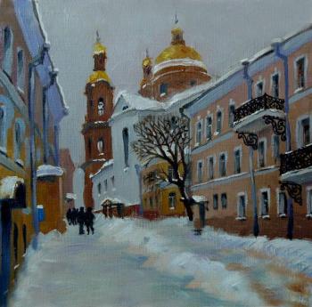 The snowy town. Ivanova Olga
