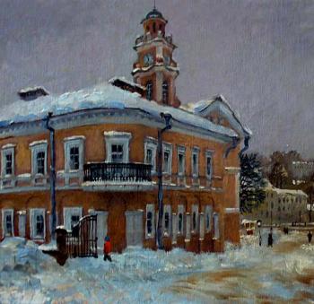 The winter in the town. Ivanova Olga
