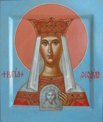 Holy Blessed Queen Theodora. Kutkovoy Victor