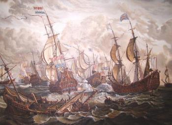 Four Day's Battle of 11 june 1666' part 1