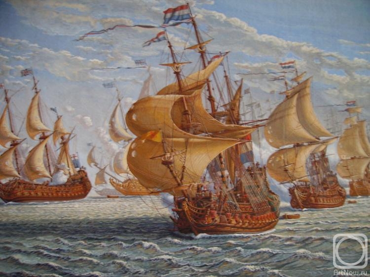 Gorbunov Anatoliy. The battle of Texel 21 august 1673