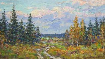 Autumn... A country lane... (etude). Gaiderov Michail