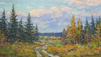 Autumn... A country lane... (etude)