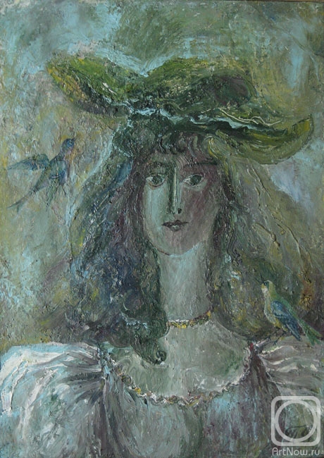 Pomelova Innesa. The lady with the birds