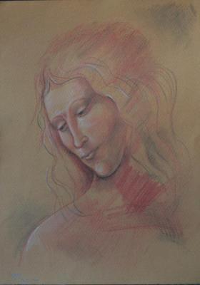 The portrait of a woman. Klenov Andrei
