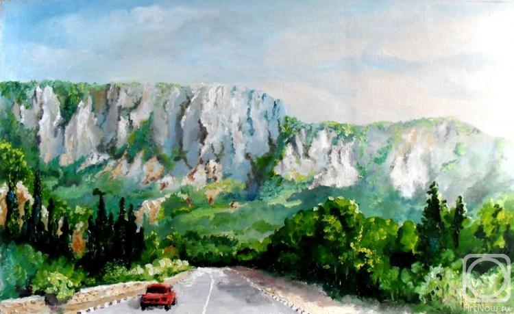 Denisov Vladimir. Road in Crimea