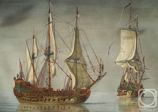 Gorbunov Anatoliy. Dutch sailing ships-1