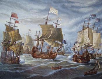 Four Day's Battle of 11 june 1666' part 2