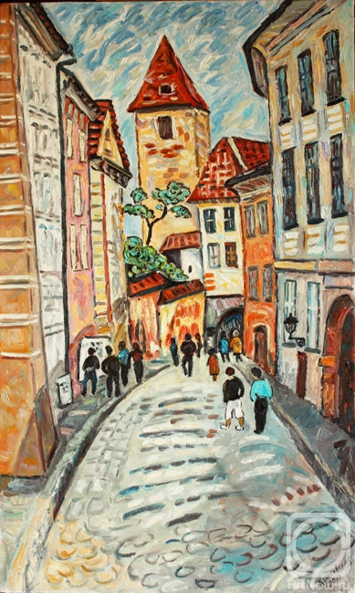 Krasovskaya Tatyana. Street in Prague