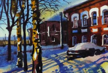 The winter cold. Ivanova Olga