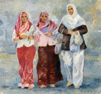 Three Graces. (Fashionistas from Cairo). Zolotarev Leonid