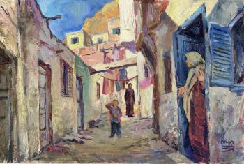 Street of the fishing village of Hurghada