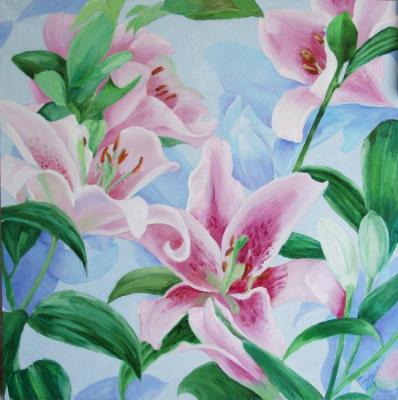 Painting Lily. Golubtsova Nadezhda