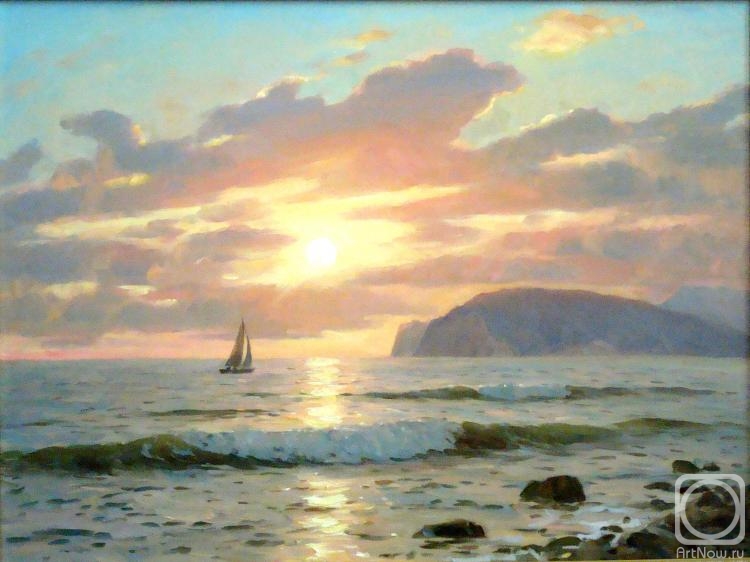 Knyazko Yuriy. Sunset in South Ozereevka