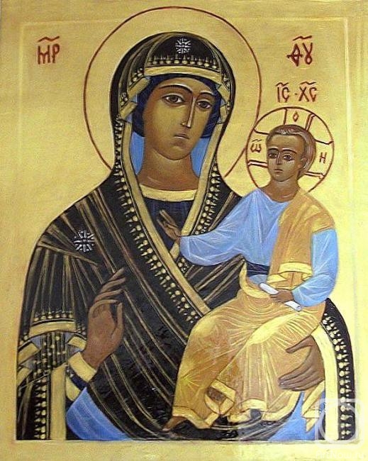 Chugunova Elena. Icon of the Virgin Mary "Odigitria"