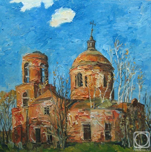 Pomelov Fedor. Church in Gosteshevo
