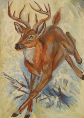 339 (Running deer). Lukaneva Larissa