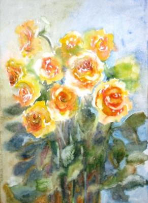 Yellow roses. Minor mood. Safronova Nastassiya