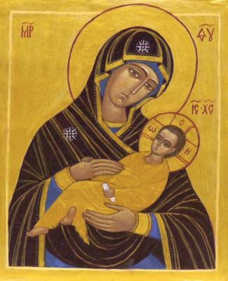 Icon of the Most Holy Theotokos "The Soothing Lady". Chugunova Elena