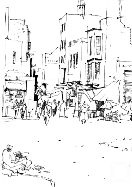 Vrublevski Yuri. Scenes of Cairo  2/5, 64