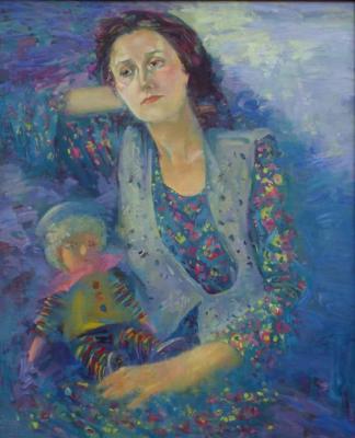 Portrait of Vera Pronevskaya. Pavlova Tatiana
