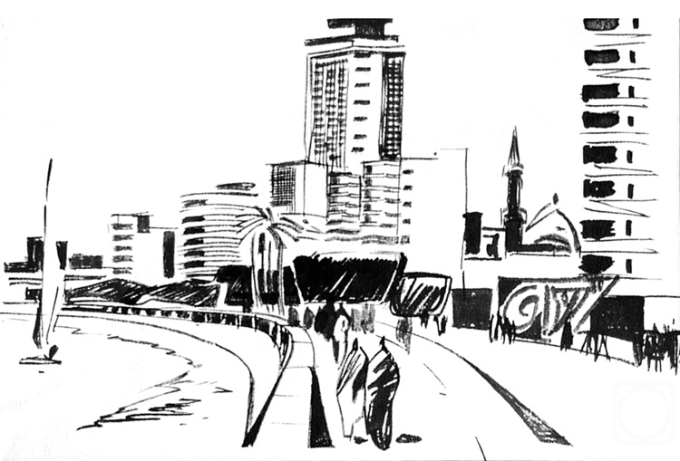 Vrublevski Yuri. Scenes of Cairo  2/15, 64