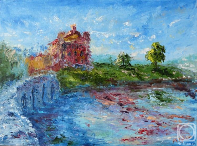 Gubkin Michail. Colored castle