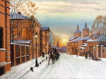 Old Moscow in winter