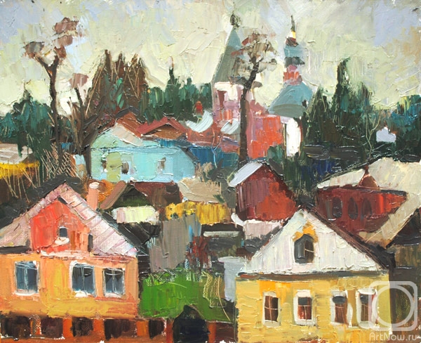 Alekseev Vladimir. Late autumn in the suburbs
