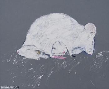 Sleeping mouse (Little Mice). Voronova Oksana