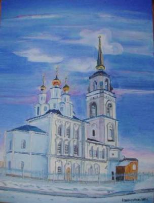 Church. Severouralsk city. Vinogradova Nina
