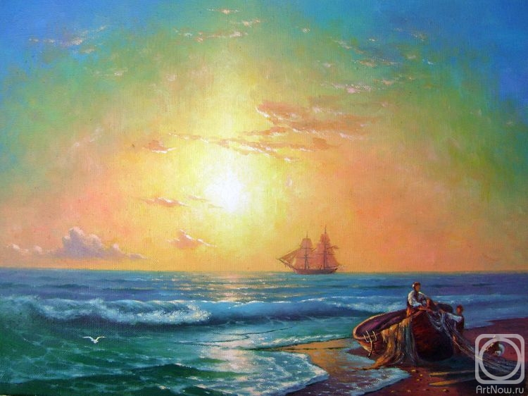 Kulagin Oleg. Sunrise at the Coast of Yalta