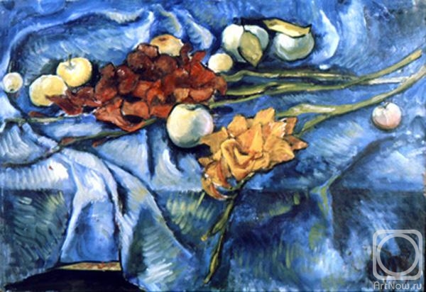 Belyakov Alexandr. Gladioli and apples