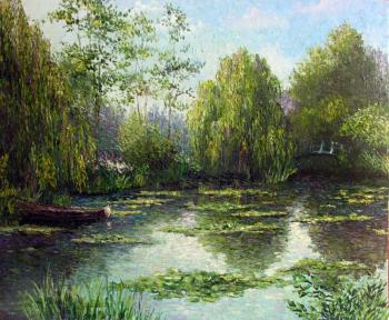 Pond of K. Monet in Giverny. Konturiev Vaycheslav