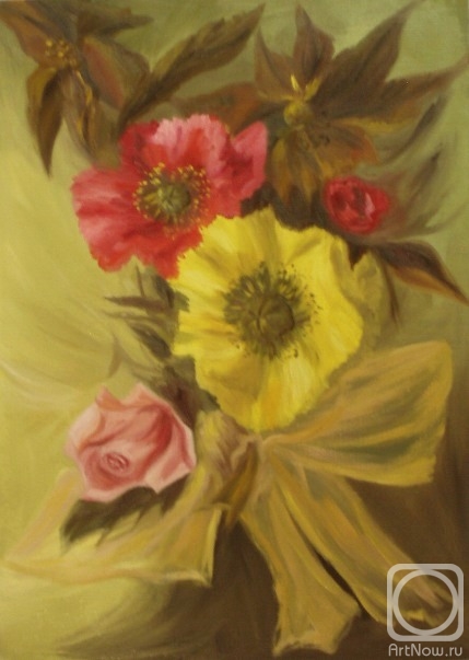 Lukaneva Larissa. 346 (Roses and poppies)