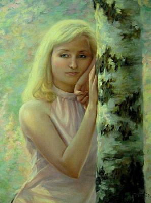 Portrait of a Girl. Gorbachev Yuri