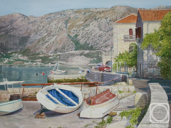 Kiryanova Victoria. Montenegro. Pier in Perast